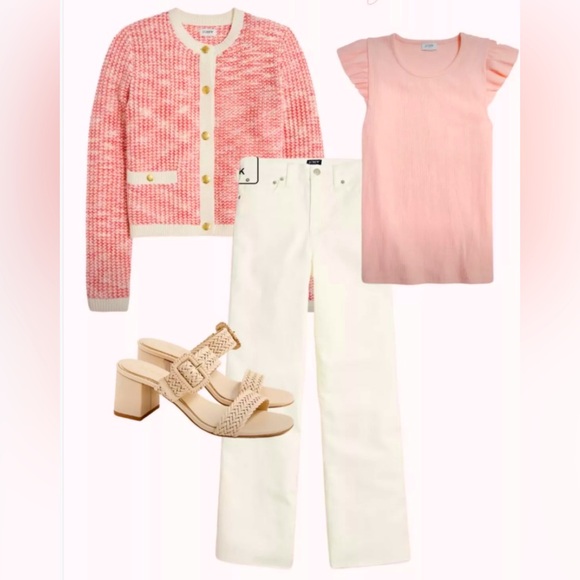 J CREW Popcorn Stitch Cardigan Sweater - Picture 2 of 14